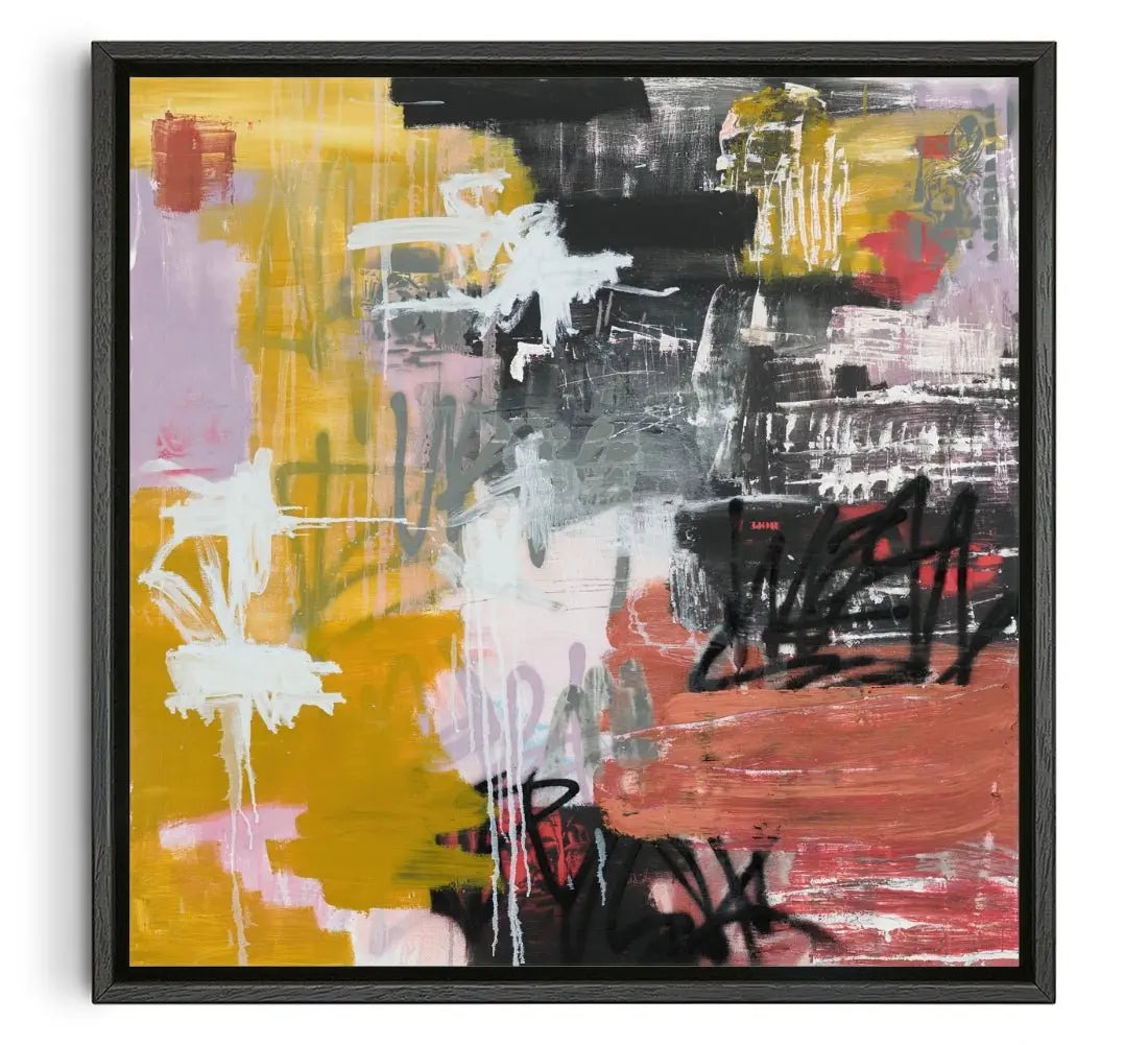 Walking at 5am contemporary wall art print by Caitlin Flood-Molyneux - sold by DROOL