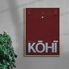 Kōhī contemporary wall art print by Henry M. - sold by DROOL