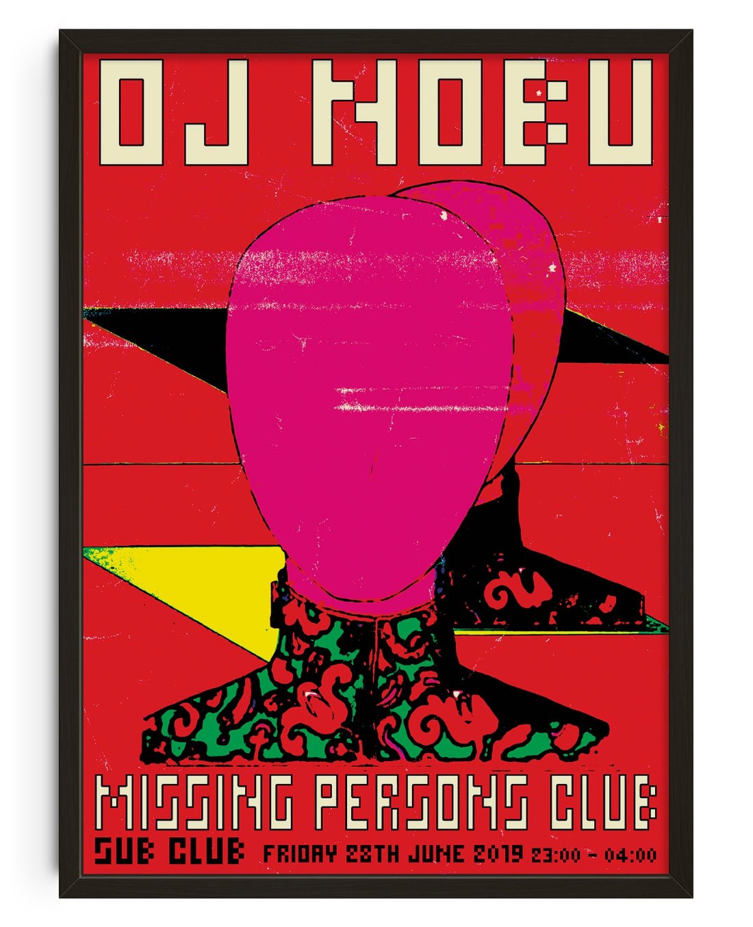 MISSING PERSONS CLUB - DJ NOBU contemporary wall art print by Marinello Studio - sold by DROOL