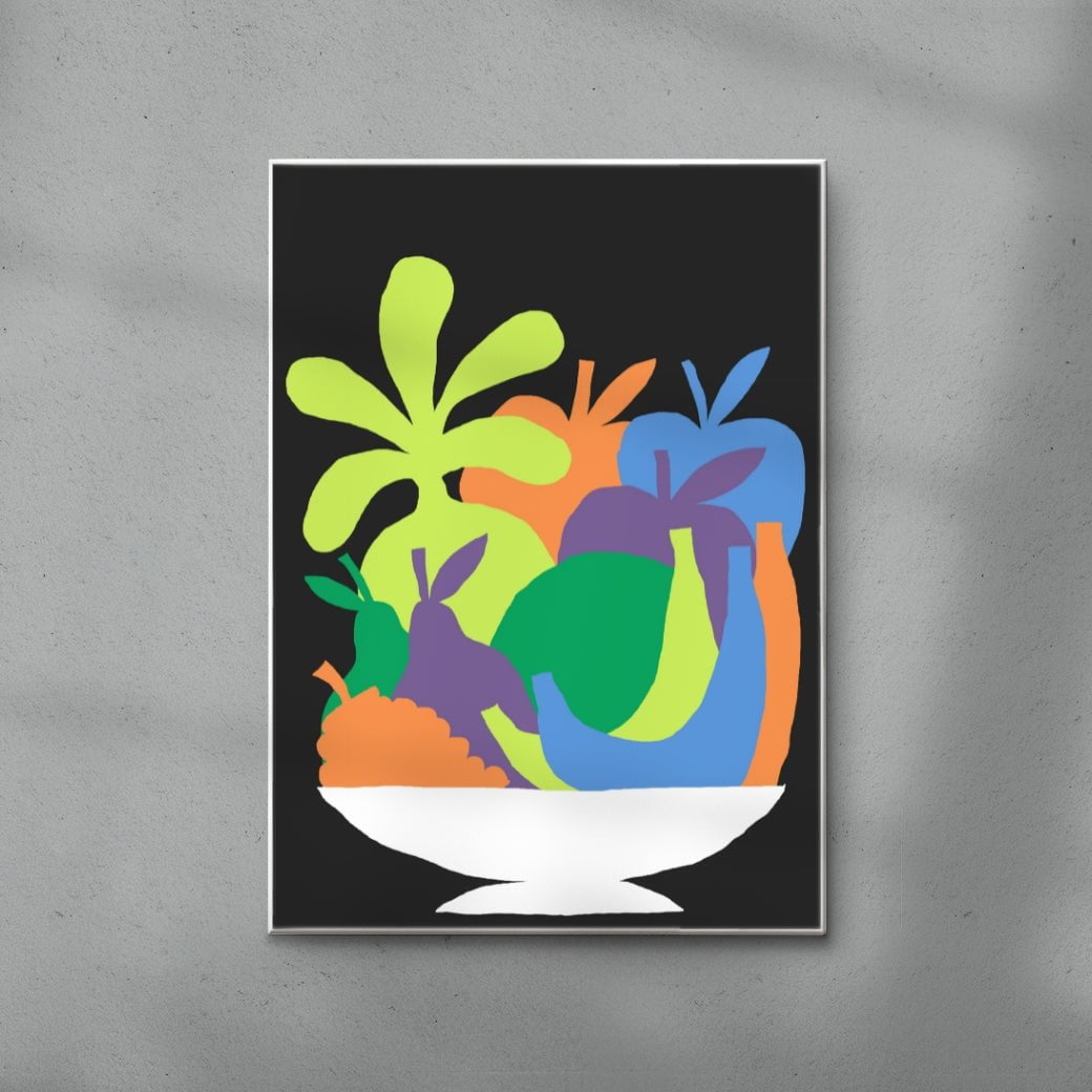 Fruity contemporary wall art print by Guy Field - sold by DROOL
