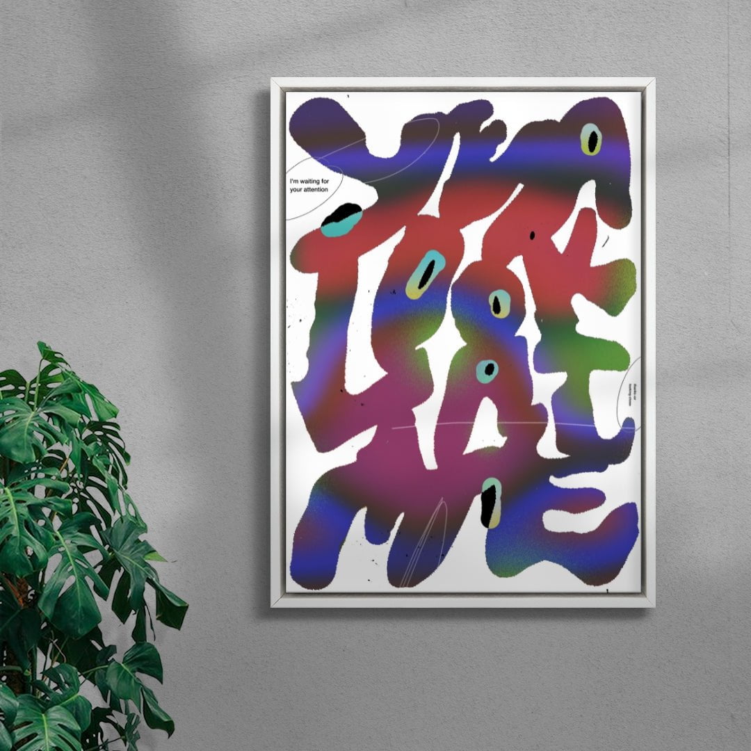Yeah Look At Me contemporary wall art print by Jorge Santos - sold by DROOL
