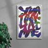 Yeah Look At Me contemporary wall art print by Jorge Santos - sold by DROOL