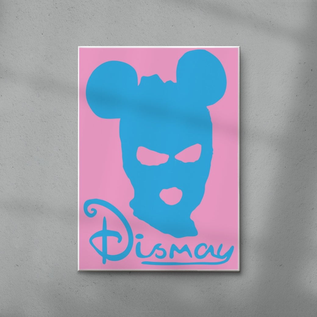 DISMAY contemporary wall art print by Max Blackmore - sold by DROOL