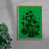 Greenness contemporary wall art print by Juan Sebastián Rosillo - sold by DROOL