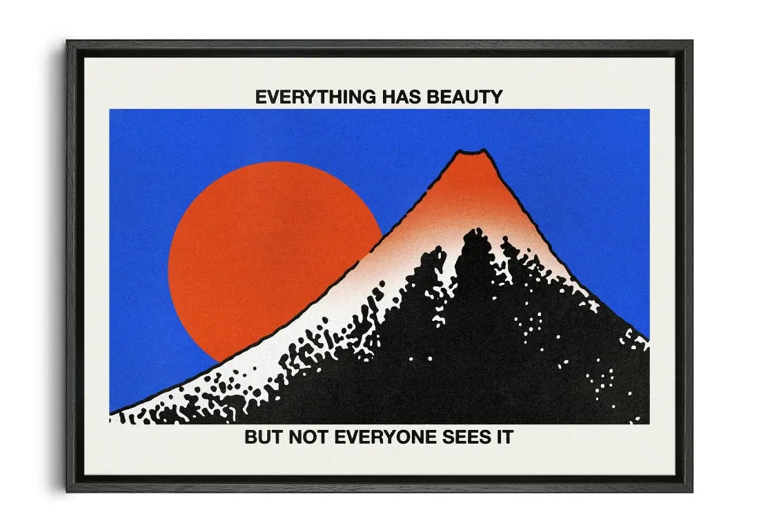 Everything Has Beauty contemporary canvas print by Othman Zougam - sold by DROOL