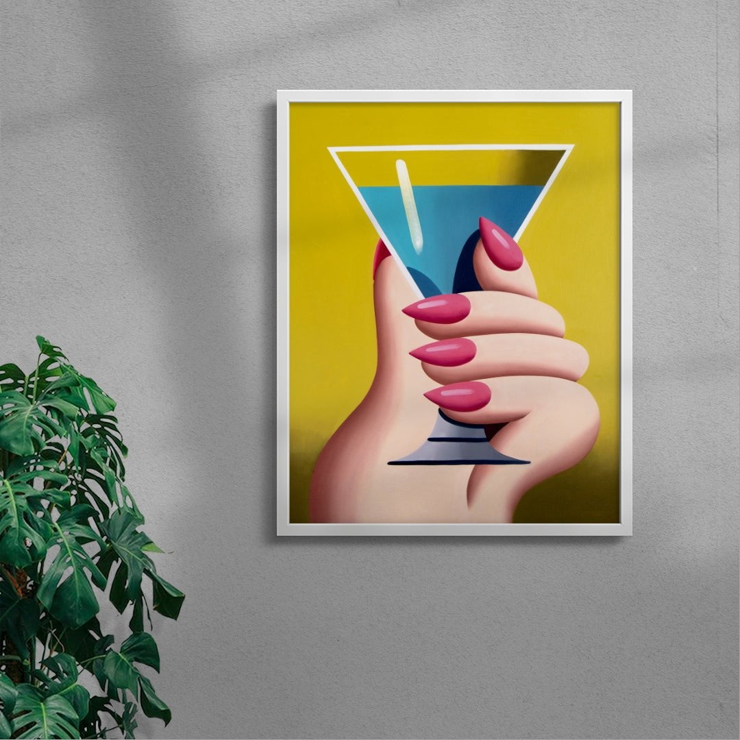 Toast contemporary wall art print by Juan de la Rica - sold by DROOL