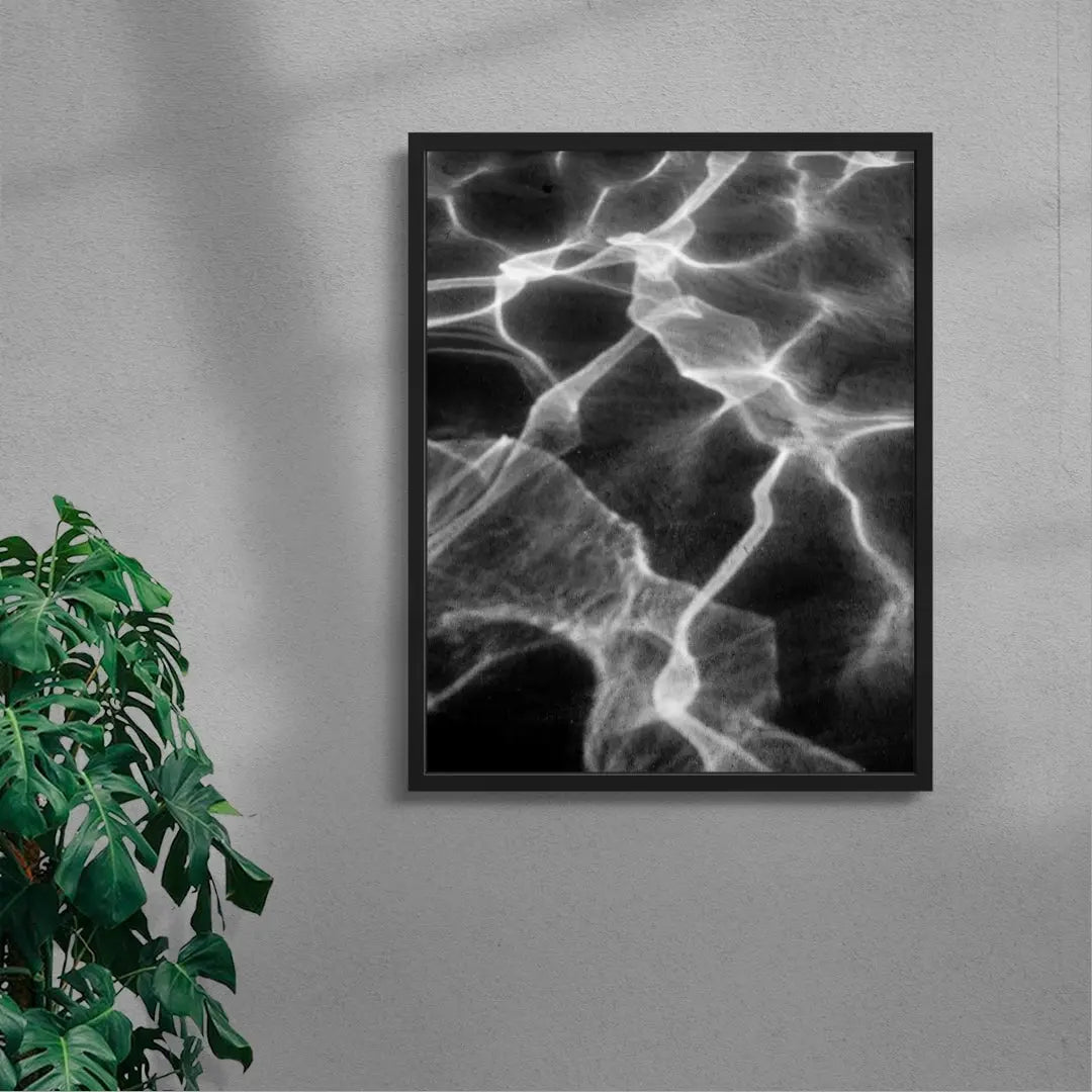 LIQUID contemporary wall art print by Korbinian Grad - sold by DROOL