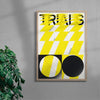 TRIALS contemporary wall art print by Xtian Miller - sold by DROOL