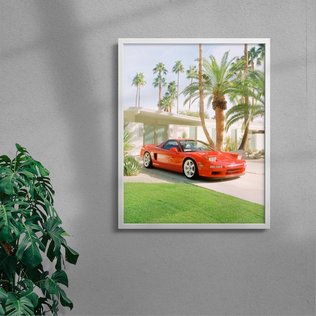 Mid-Century Meets JDM contemporary wall art print by 6.tiff - sold by DROOL