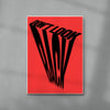 Don't Look Back contemporary wall art print by Roman Post. - sold by DROOL