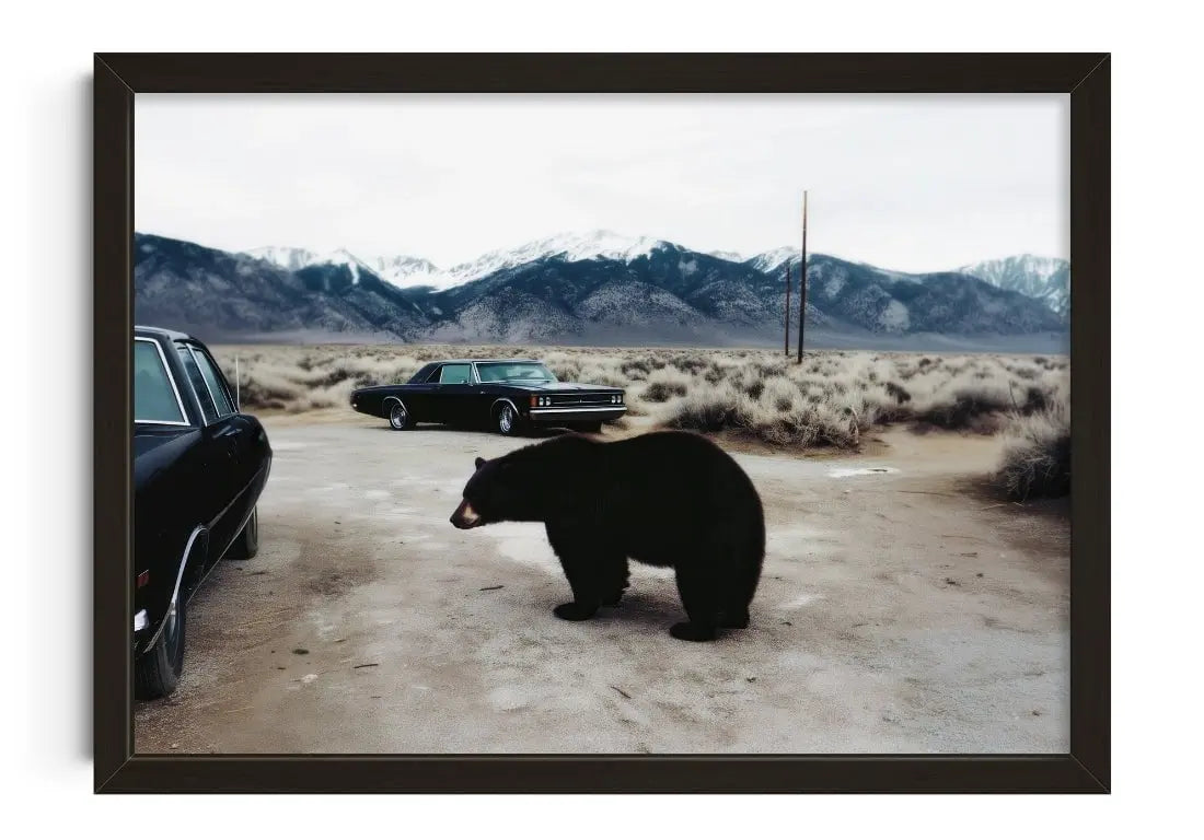 Close Call contemporary wall art print by Max Viper - sold by DROOL