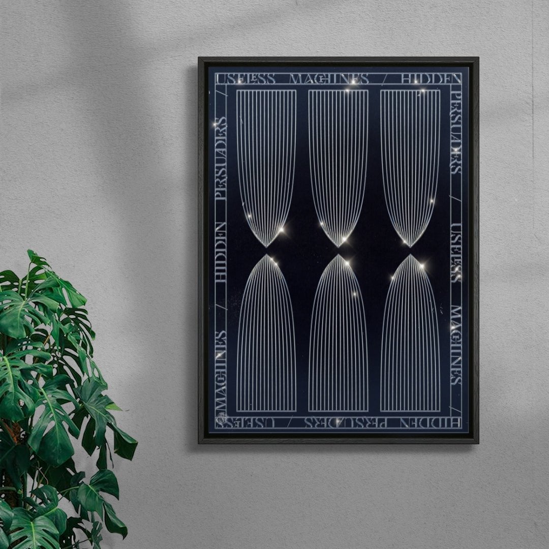 Useless Machines contemporary wall art print by Alexander Khabbazi - sold by DROOL