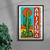 Arizona contemporary wall art print by Othman Zougam - sold by DROOL
