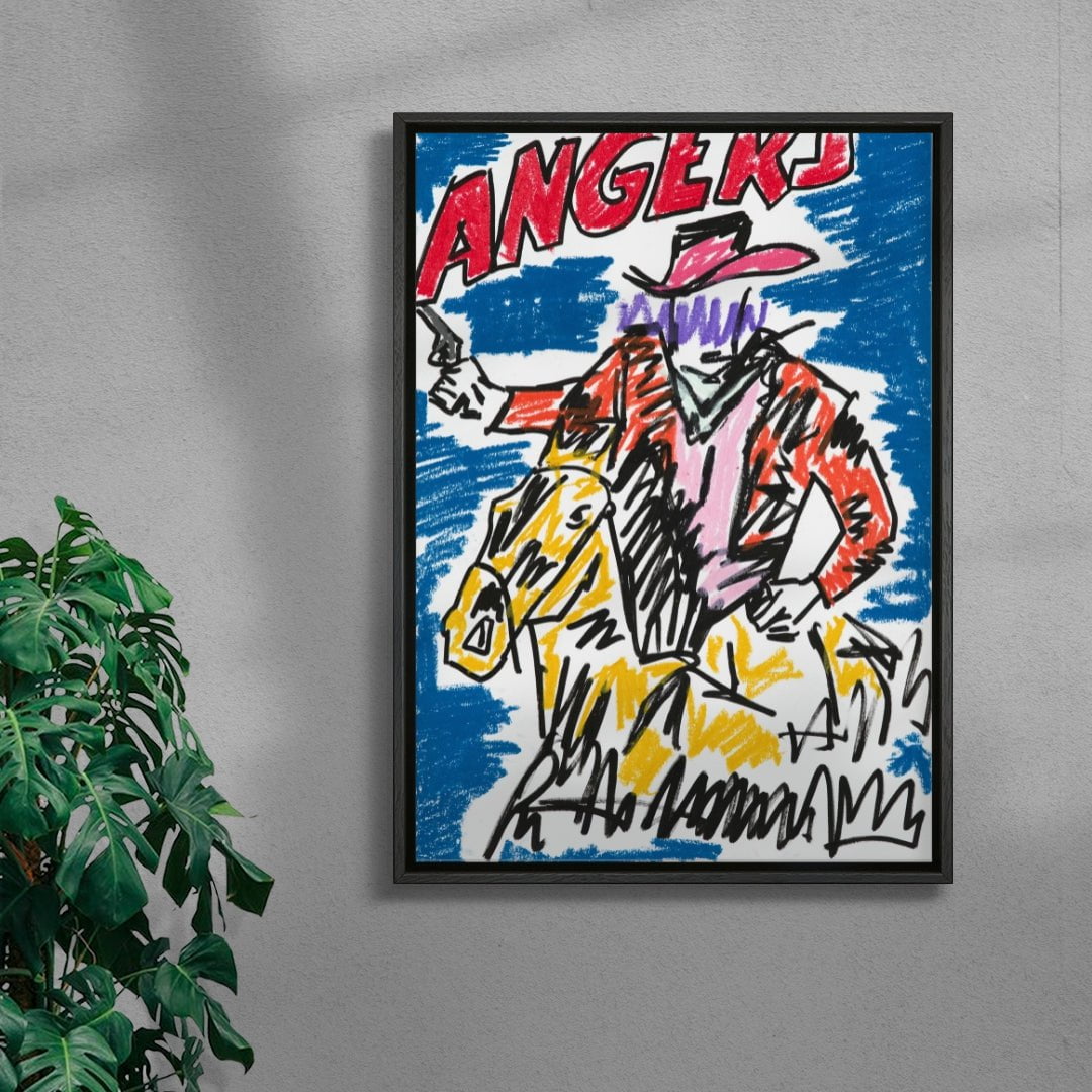 Charge contemporary wall art print by Caitlin Flood-Molyneux - sold by DROOL