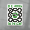 ROTTEN TO THE CORE contemporary wall art print by Alexander Khabbazi - sold by DROOL