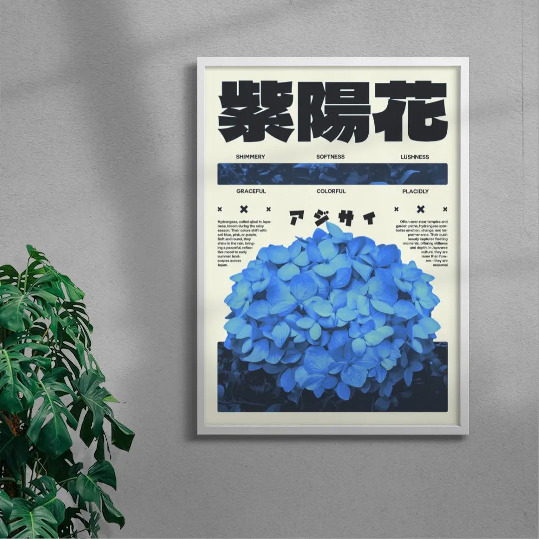 Hydrangea Poster