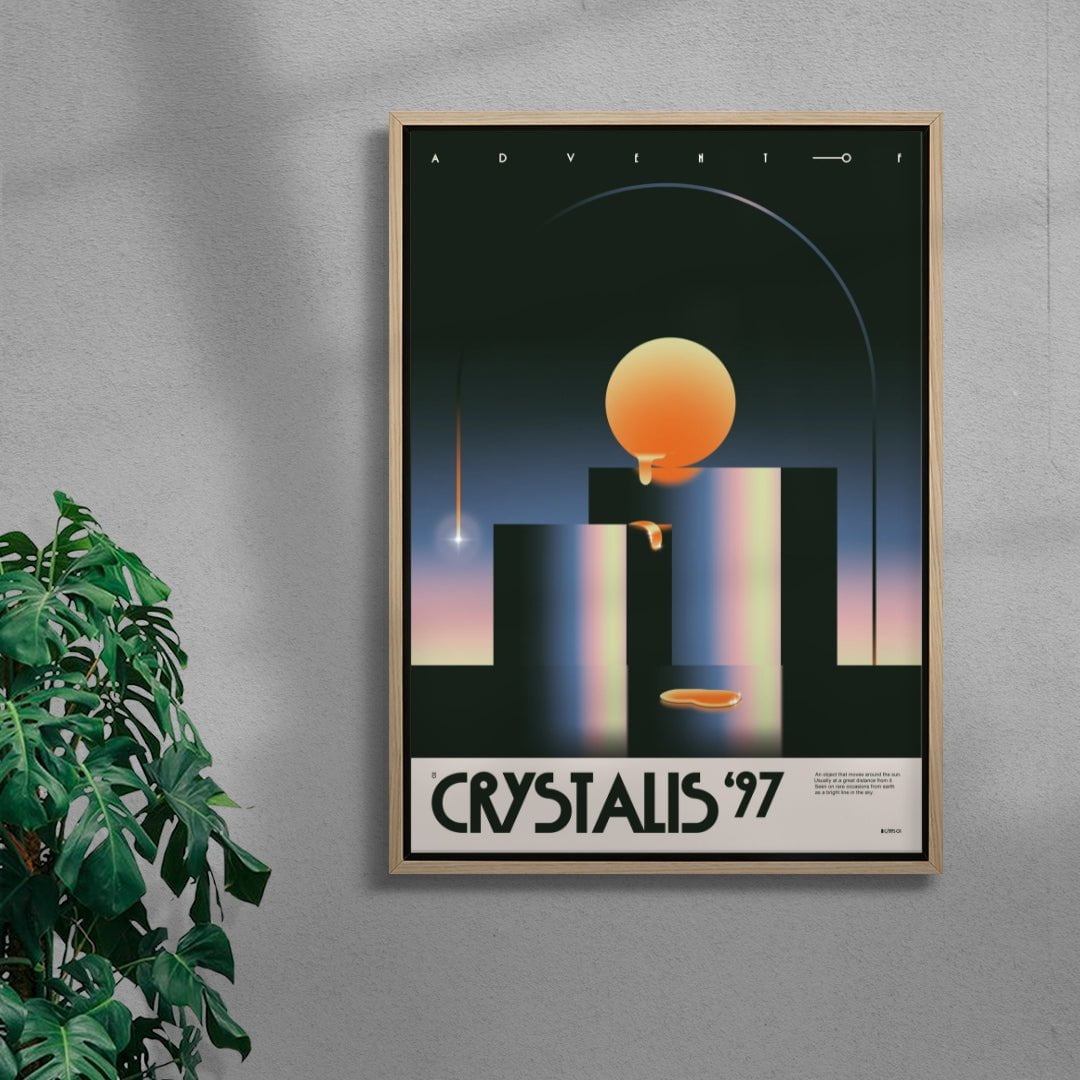 Crystalis C/1995 O1 contemporary wall art print by Sandro Rybak - sold by DROOL