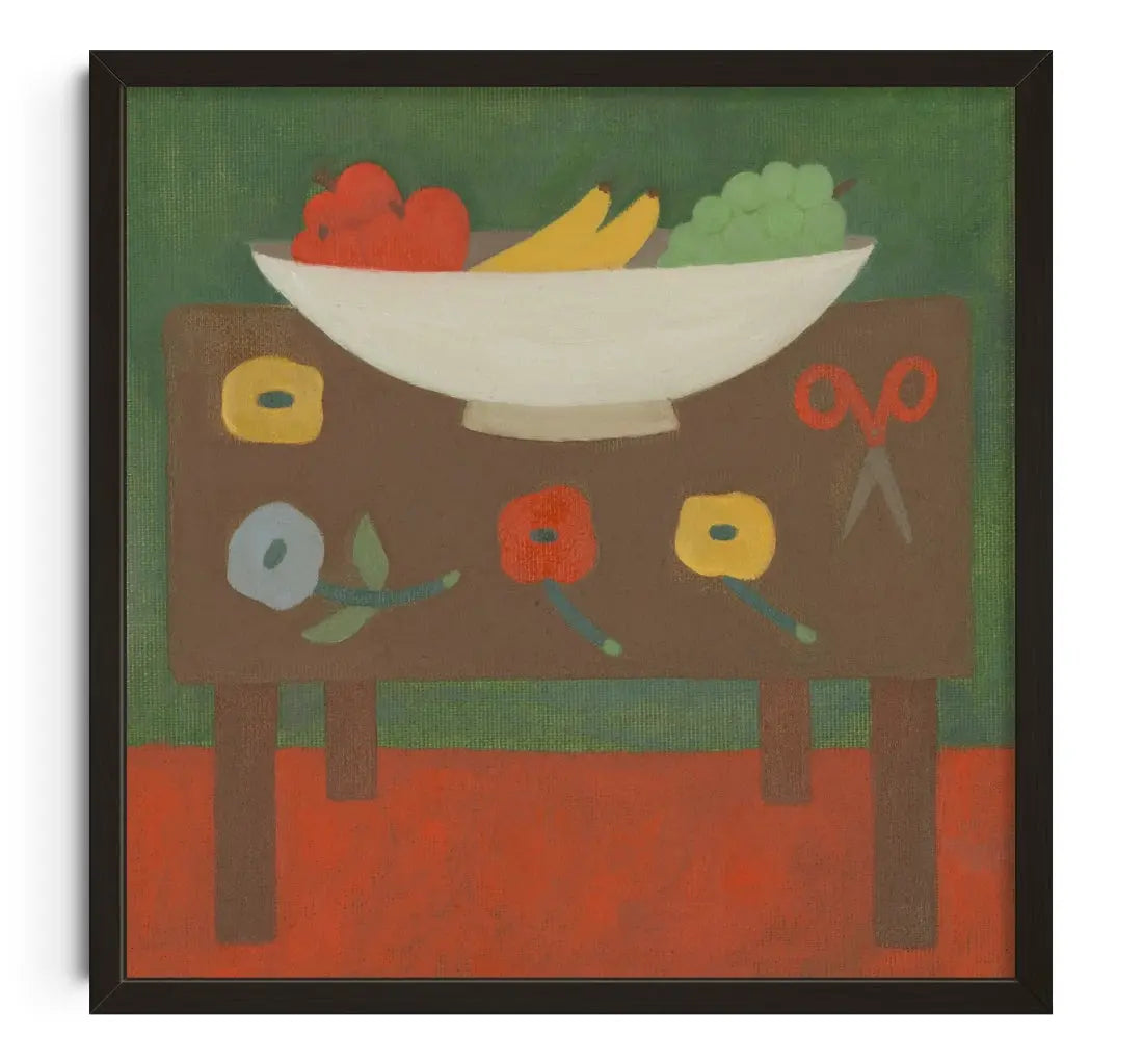 Auf dem tisch contemporary art print by Tish von Broen - sold by DROOL