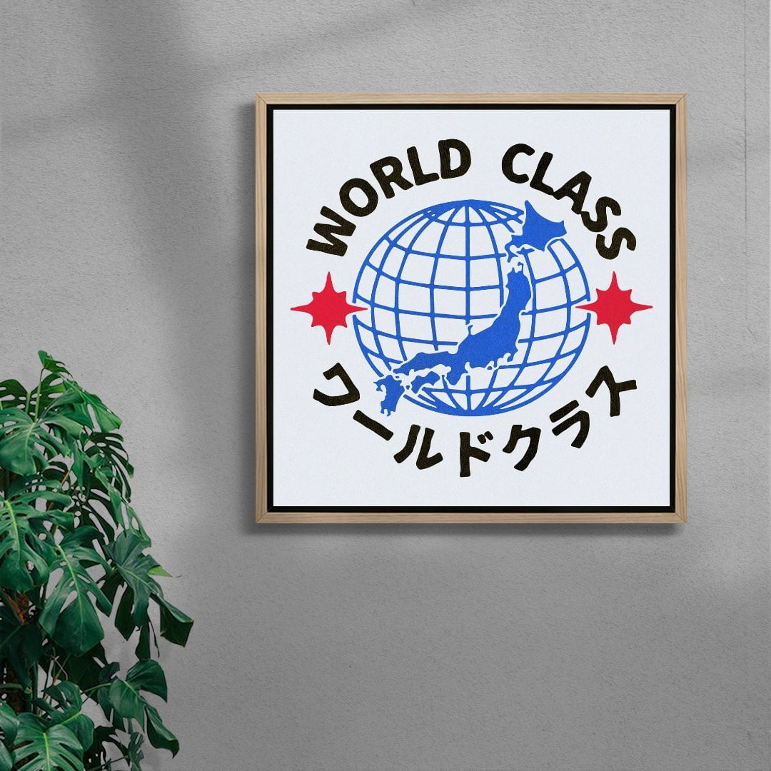 World Class contemporary wall art print by Othman Zougam - sold by DROOL