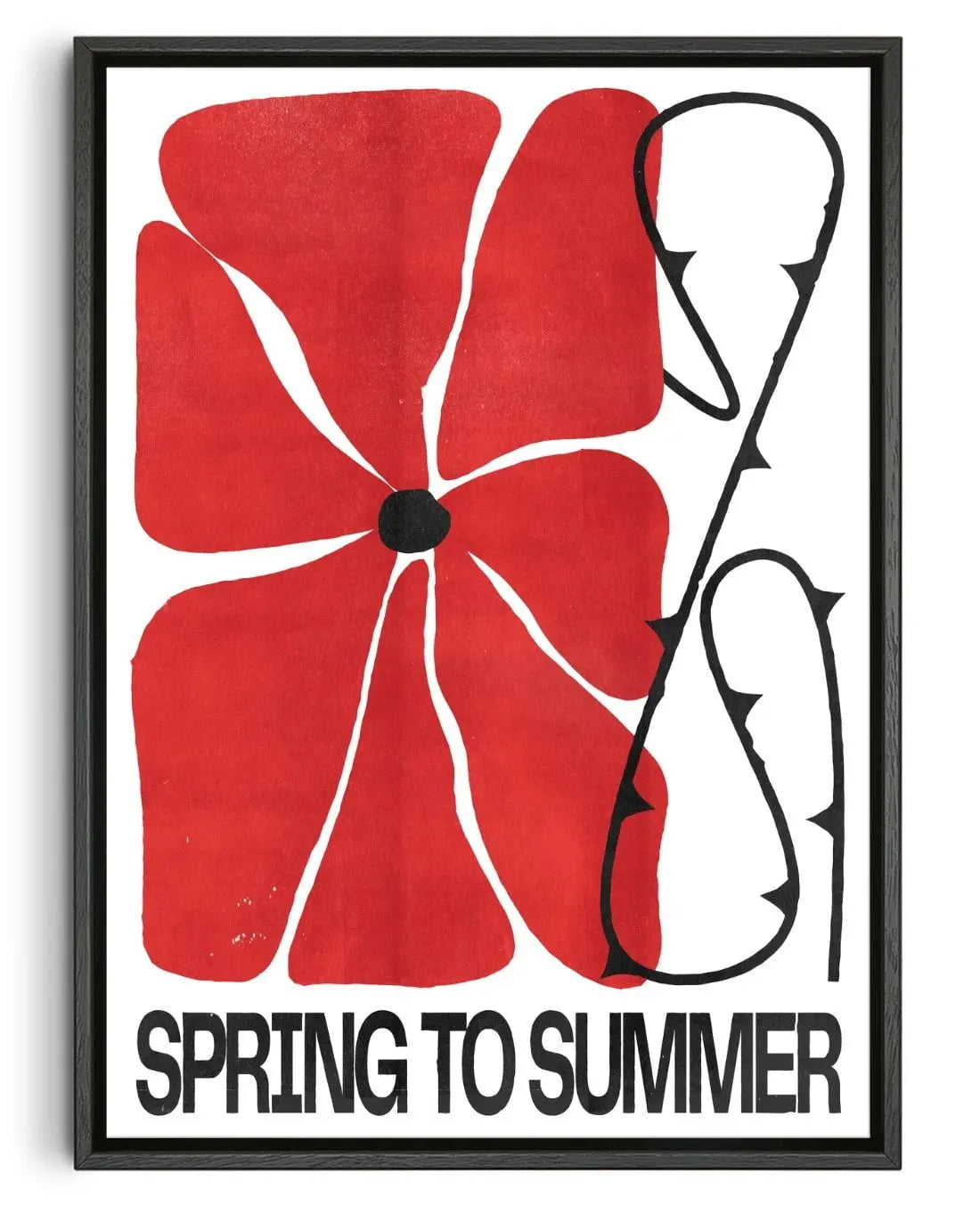 Spring to Summer contemporary canvas art print by Alexander Khabbazi - sold by DROOL