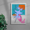 Clap contemporary wall art print by Tristan Huschke - sold by DROOL