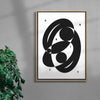 ORBITY contemporary wall art print by Przemek Bizoń - sold by DROOL