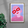 Sunglasses contemporary wall art print by Kissi Ussuki - sold by DROOL