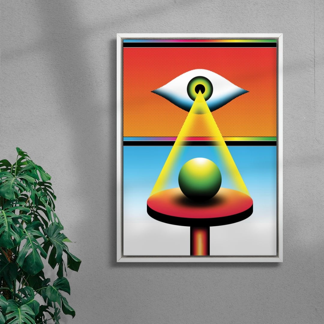 The Eye that Sees All contemporary wall art print by Samuel Finch - sold by DROOL