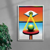 The Eye that Sees All contemporary wall art print by Samuel Finch - sold by DROOL