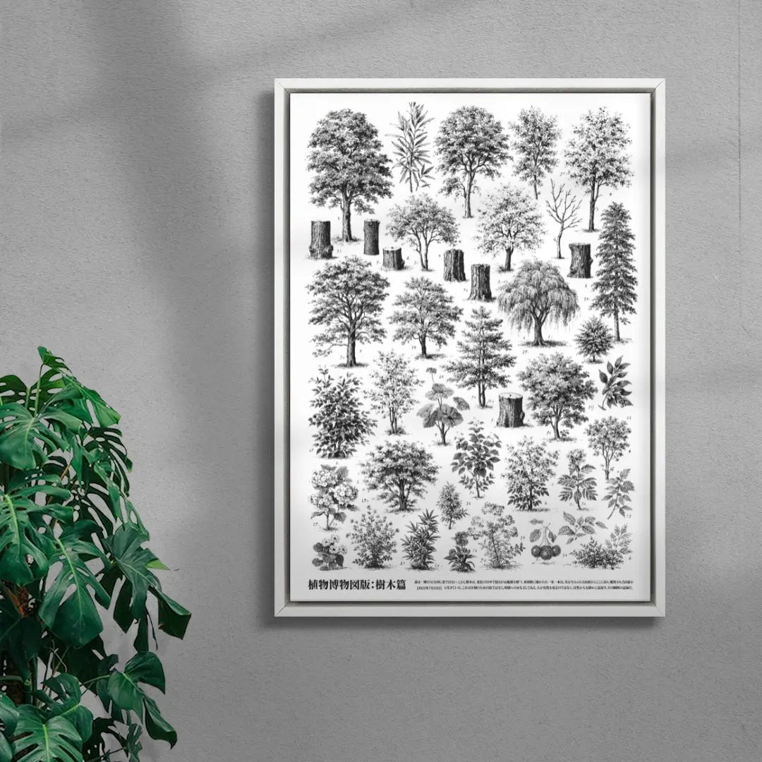 Whispers of the Woodland contemporary wall art print by Todd Pham - sold by DROOL