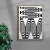 Bollwerk Weekender contemporary wall art print by Bollo - sold by DROOL