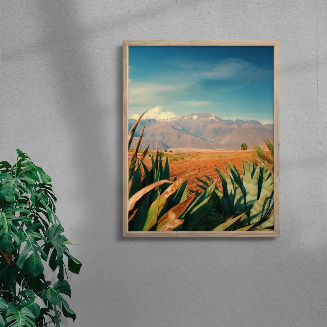 Desert Peak contemporary wall art print by Mandy Sham - sold by DROOL