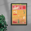 Enjoy Your Life contemporary wall art print by Imo Sinclair - sold by DROOL