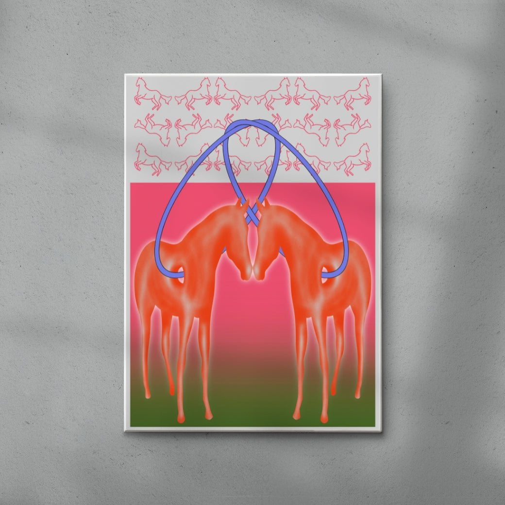 Nexus contemporary wall art print by Tristan Huschke - sold by DROOL