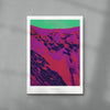 Timanfaya contemporary wall art print by Rikki Hewitt - sold by DROOL