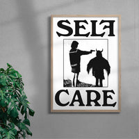 Thumbnail for Self Care contemporary wall art print by Utsav Verma - sold by DROOL