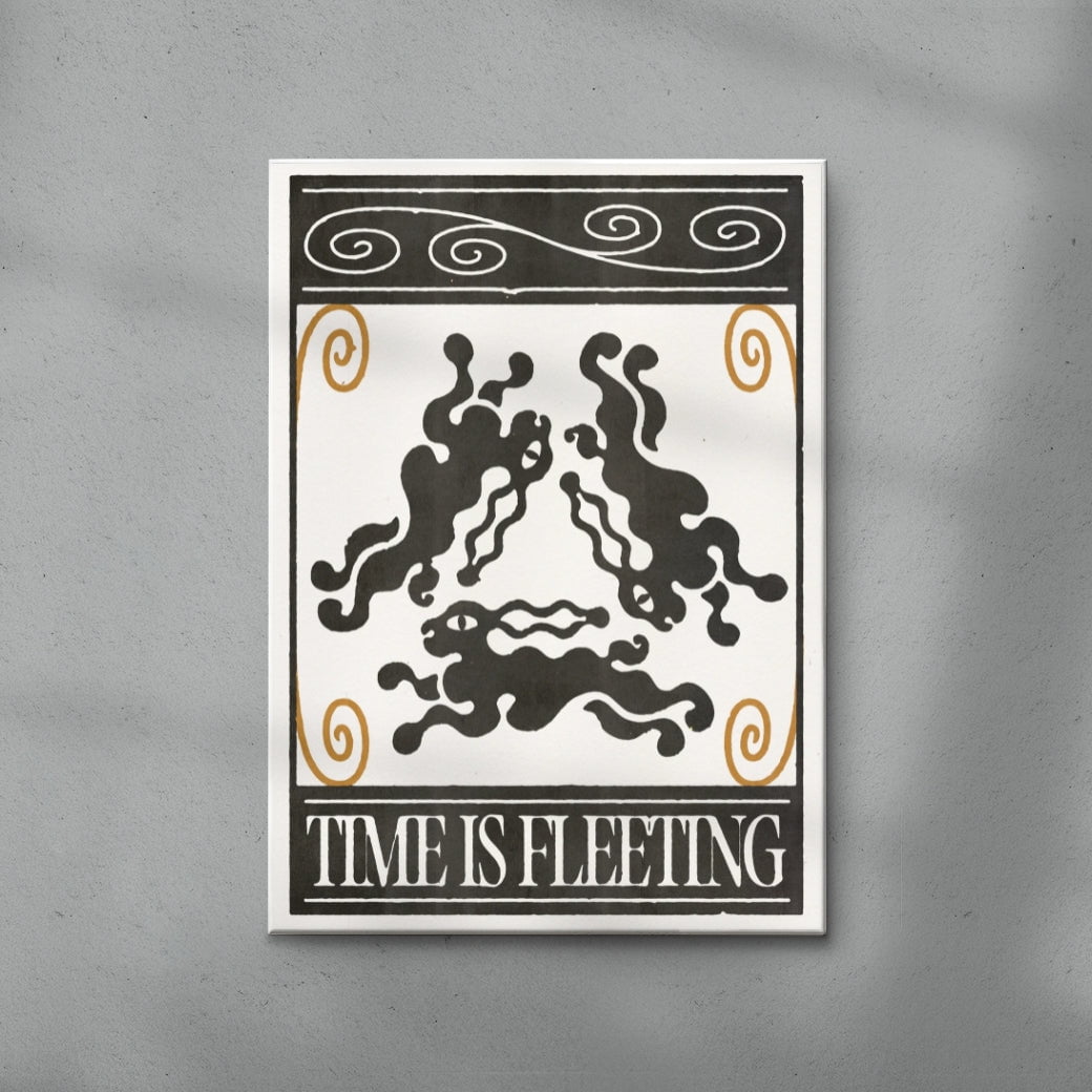 Time Is Fleeting contemporary wall art print by Alexander Khabbazi - sold by DROOL