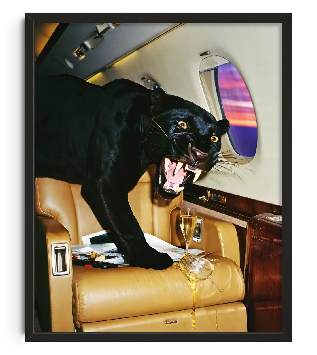 PRIVATE LANDING. contemporary wall art print by Ces XC - sold by DROOL