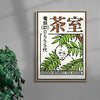 Hidden Monkey contemporary wall art print by Othman Zougam - sold by DROOL