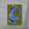 Tiger Guardian contemporary wall art print by Kwonny - sold by DROOL