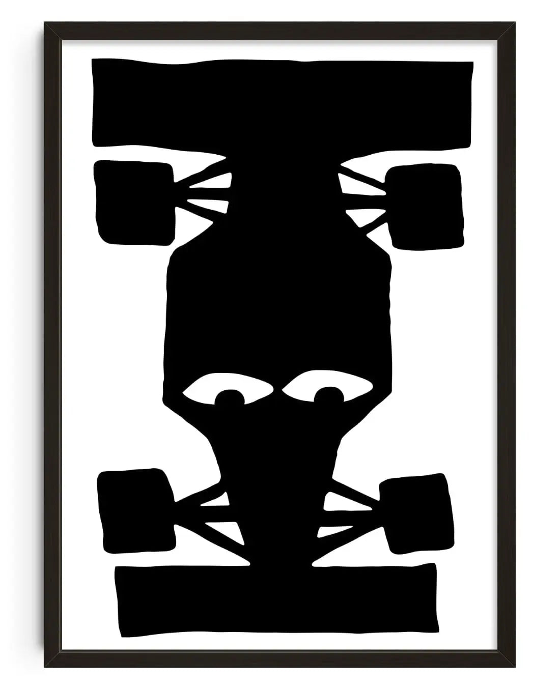 F1 contemporary wall art print by Max Blackmore - sold by DROOL