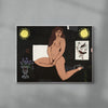 Figure In Repose no 4 contemporary wall art print by Colby Edwards - sold by DROOL