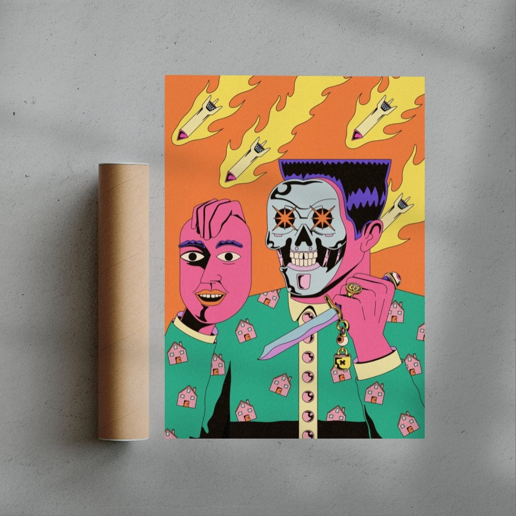 Utopia contemporary wall art print by Azaazelus - sold by DROOL