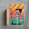 Utopia contemporary wall art print by Azaazelus - sold by DROOL