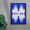 Web-Head 2 contemporary wall art print by Edan Strachan - sold by DROOL