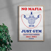 No Mafia contemporary wall art print by Alessio Trudu - sold by DROOL