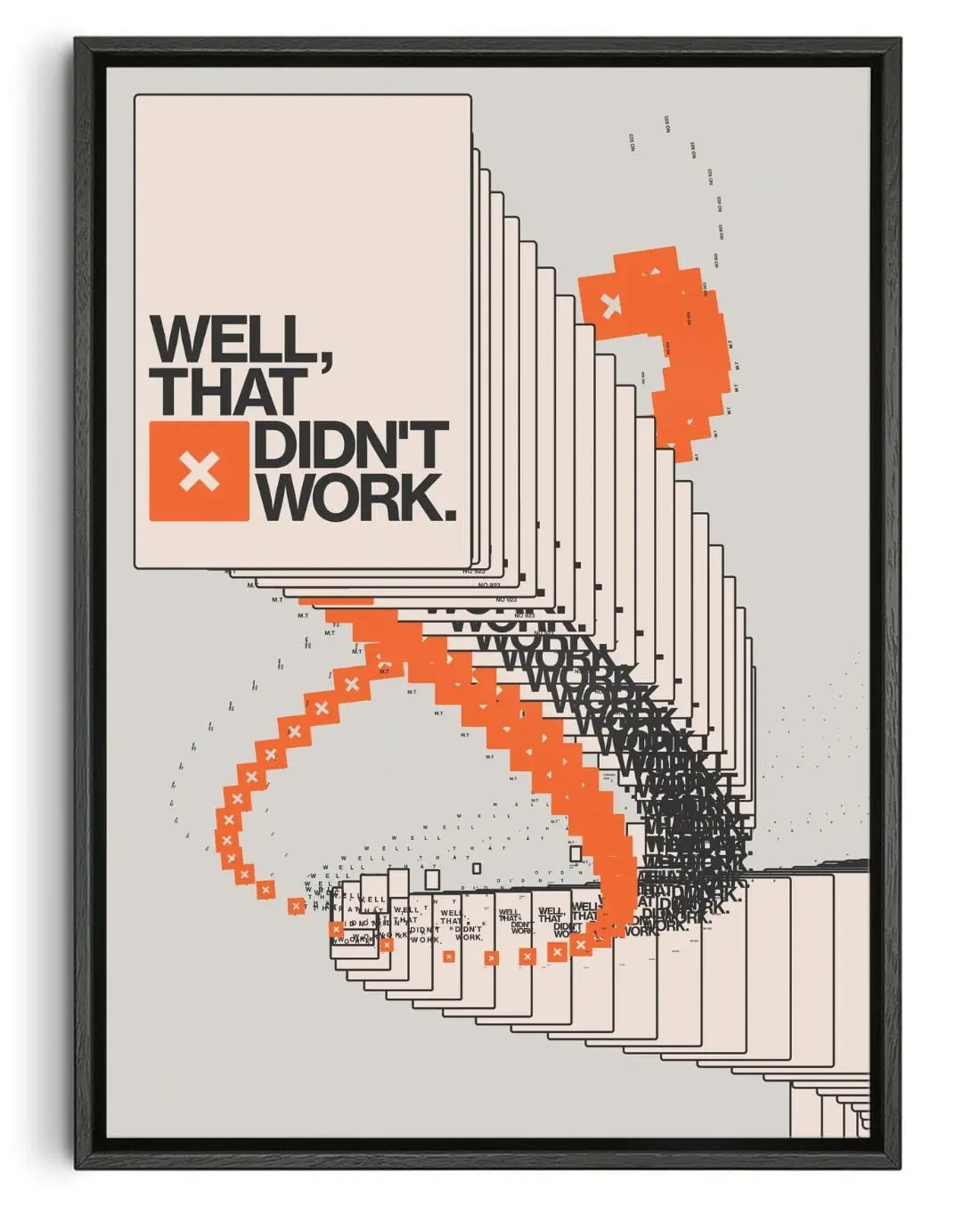 Well... contemporary wall art print by Mirza Talovic - sold by DROOL