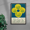 PEACE contemporary wall art print by Imo Sinclair - sold by DROOL