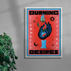 Burning Desires contemporary wall art print by Itamar Makover - sold by DROOL