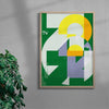 Reproduire Symbol (Version 1) contemporary wall art print by Duane Dalton - sold by DROOL